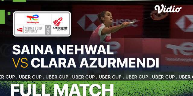 VIDEO: Momen Saina Nehwal Tak Lanjutkan Pertandingan Saat Hadapi Tunggal Putri Spanyol di Piala Uber 2020