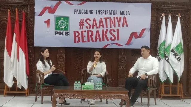 Forum #saatnyaberaksi bertema “Milenial, Krisis Iklam dan Indonesia Hijau" di DPP PKB, Jalan Raden Saleh, Jakarta Pusat, Senin (9/2/2023) (Istimewa)