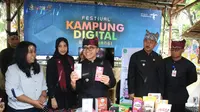 Festival Kampung Digital di Ruang Terbuka Hijau (RTH) Maron, Kecamatan Genteng, Selasa (3/9/2019).