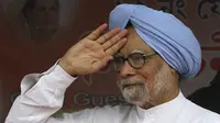 Manmohan Singh merupakan perdana menteri India periode 2004-2014. (Dok. AP/Anupam Nath)