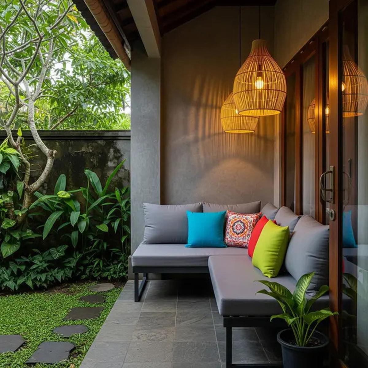 7 Trik Memilih Sofa Nyaman untuk Teras Kecil yang Stylish &amp; Fungsional