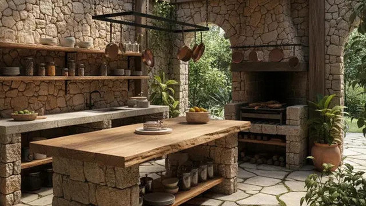7 Desain Dapur Semi Outdoor Tanpa Kitchen Set: Pilihan Modern yang Estetis dan Fungsional