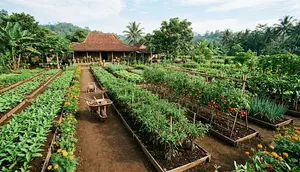 7 Inspirasi Kebun Rumah Ala Kampung di Lahan Luas Tapi Tetap Tertata Rapi