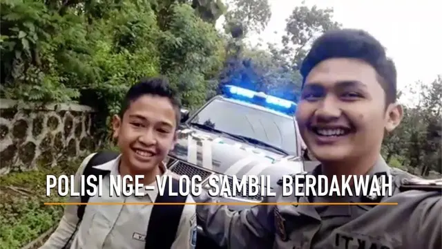 Ini dia aksi polisi zaman now, Bripda Bagas Maulana Sakti dari Polsek Rongkop, Gunung Kidul, Yogjakarta, yang viral di media sosial.