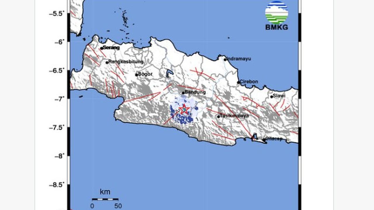 Gempa di Kabupaten Bandung