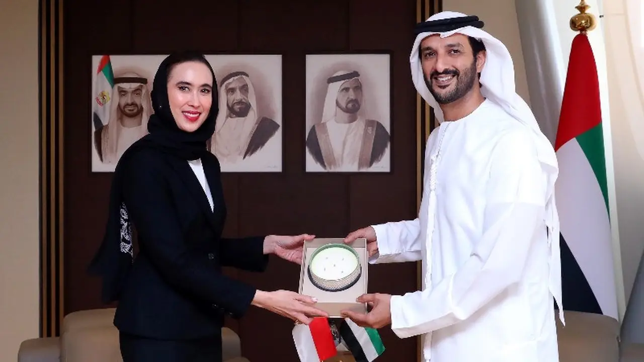 Sebulan Menjabat Menteri Pariwisata Widiyanti Putri Langsung Jalan-Jalan ke Abu Dhabi UEA.  foto: Kemenpar