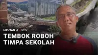 Tembok Roboh Timpa Sekolah