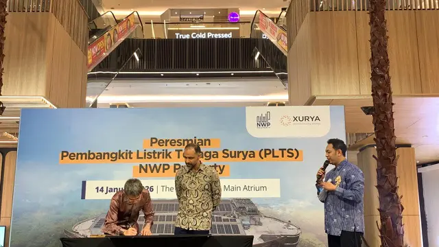 Peresmian Pembangkit Listrik Tenaga Surya oleh NWP dan Xurya Daya Indonesia di The Park Pejaten