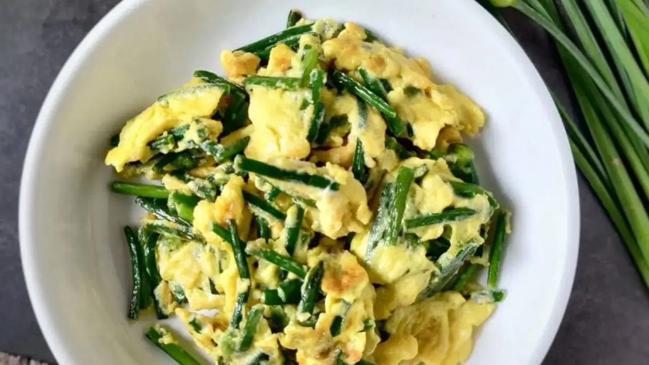 Resep Praktis Telur Orak Arik Daun Kucai