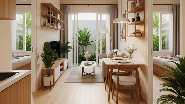 9 Desain Rumah Kecil Tapi Tetap Muat Tiga Kamar dengan Layout Pintar