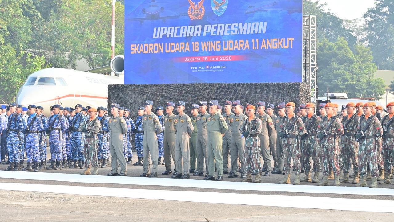 FOTO: Pangkoopsudnas Hadiri Peresmian Skadron Udara 18 di Halim Perdanakusuma