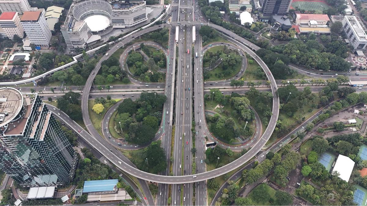 Jalanan Jakarta sepi di hari keempat Lebaran 2025