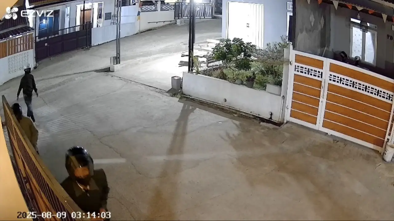 Aksi bar bar maling motor di bandar lampung