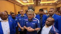 Ketua Umum Partai Amanat Nasional (PAN) Zulkifli Hasan (Zulhas) menghadiri konsolidasi di Merauke, Papua Selatan pada Selasa (23/1/2024). (Dok. Media PAN)