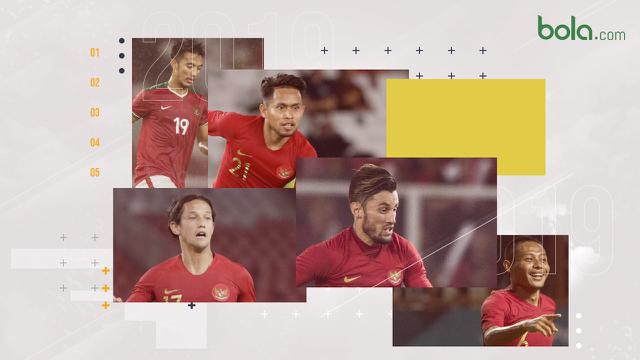 Evan Dima, Stefano Lilipaly, Bayu Pradana, Andik Vermansah dan Irfan Bachdim