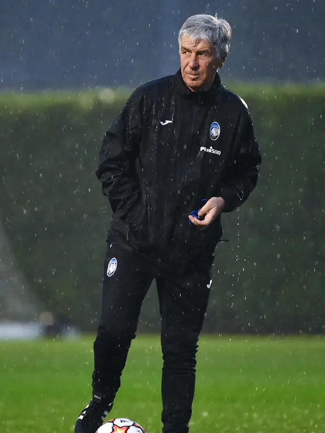Semangat Pemain Atalanta Saat Latihan Jelang Hadapi Manchester United