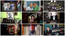 Kombinasi gambar yang dibuat pada 21 September 2020 ini menunjukkan potret dan barang milik korban virus corona COVID-19. (ERNESTO BENAVIDES, RONALDO SCHEMIDT, INTI OCON, JOSE SANCHEZ LINDAO, Yuri CORTEZ, Orlando SIERRA, Raul ARBOLEDA, Mauro Pimentel, Guillermo ARIAS/AFP)