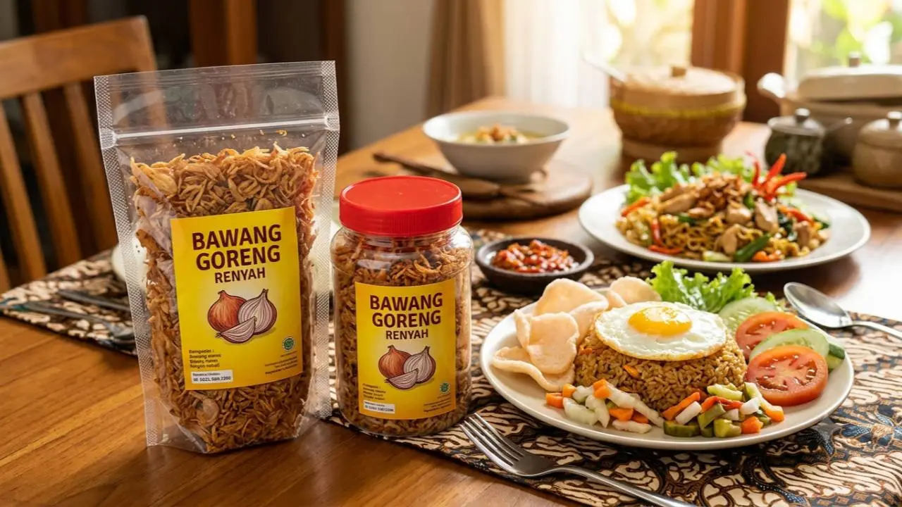 Bawang Goreng Renyah yang Worth It Dibeli, Praktis untuk Menambah Cita Rasa Masakan