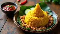 Resep Nasi Kuning Sambal Ati yang Pulen dan Gurih Pedas