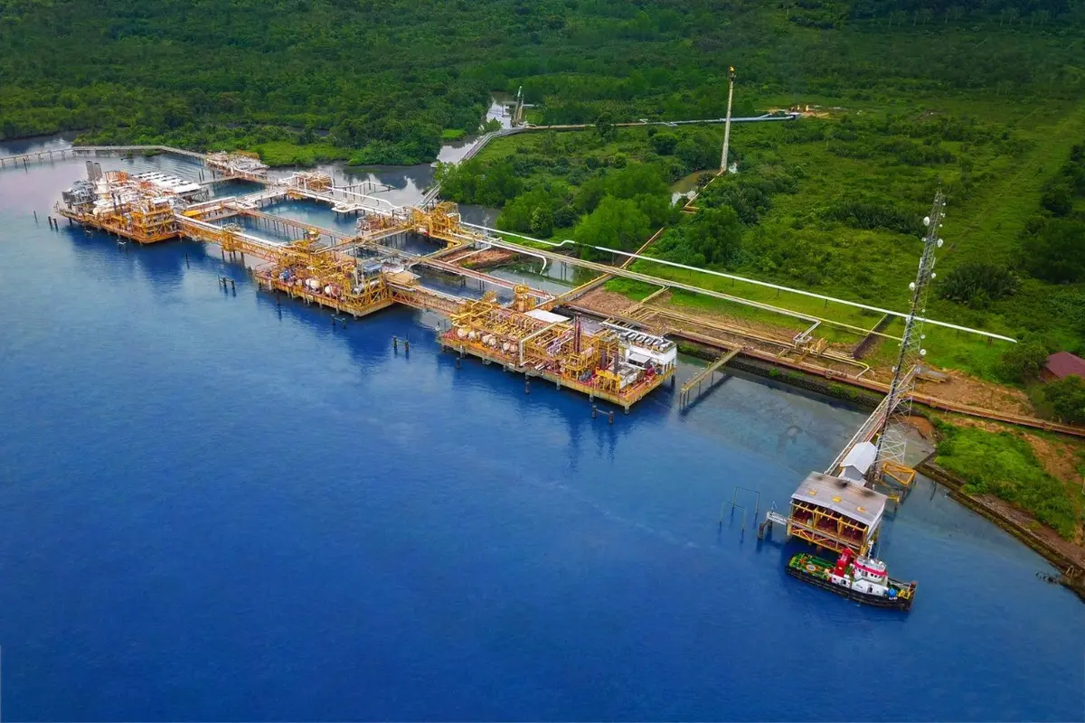 Lapangan migas Wilayah Kerja (WK) Mahakam. Dok Pertamina
