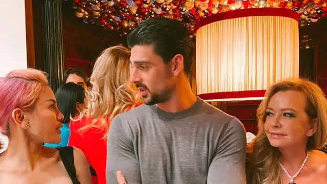 Nikita Mirzani bersama bintang film 365 Days, Michele Morrone (Foto: Instagram/@nikitamirzanimawardi_172)