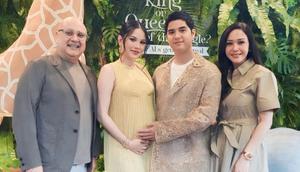 Alyssa Daguise dan Al Ghazali segera menyambut kelahiran anak pertama berjenis kelamin perempuan. Maia Estanty tak dapat sembunyikan kebahagiaan. (Foto: Dok. Instagram @maiaestiantyreal)