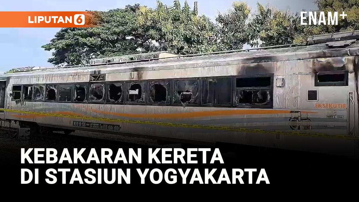 3 Gerbong Kereta Api di Stasiun Tugu Terbakar, Apa Penyebabnya?