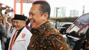 Masing-masing dari mereka diberikan jabat tangan yang erat, juga pelukan hangat disertai cipika-cipiki. (Liputan6.com/Herman Zakharia)