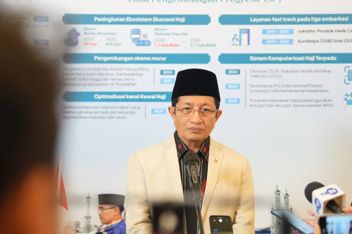 Menteri Agama (Menag) Nasaruddin Umar bicara soal kasus penyerangan rumah doa di Padang, Sumatera Barat oleh sejumlah orang, pada Minggu, 27 Juli 2025.