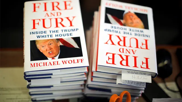 Buku Fear and Fury - Michael Wolf - National Review (AFP)