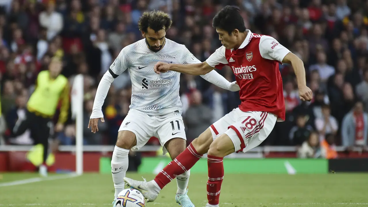 Takehiro Tomiyasu - Arsenal - Liga Inggris - 9 Oktober 2022