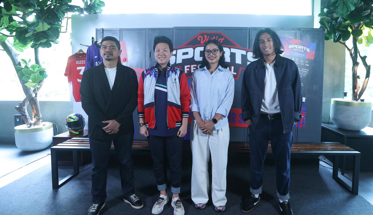 Vidio Sports Festival juga akan menjadi wadah pertemuan bagi komunitas serta atlet lintas cabang olahraga berkat kehadiran booth dari PBVSI, MotoGP, hingga Formula 1. (Bola.com/M Iqbal Ichsan)