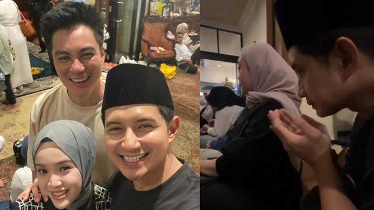 Sederet Potret Chand Kelvin dan istri Pengajian 7 Harian di Rumah Baim Wong, Panjatkan Doa Tulus