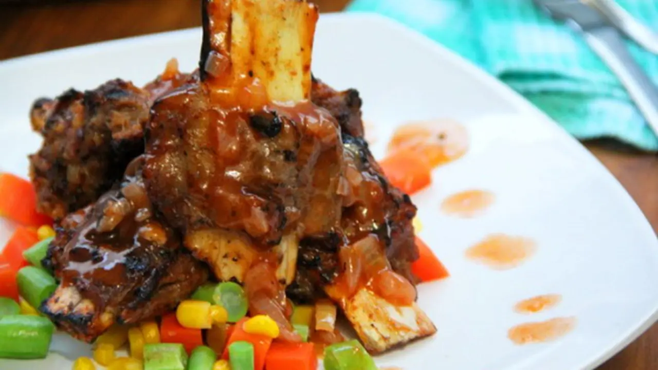 Menu Maksi: Iga Bakar Bumbu BBQ
