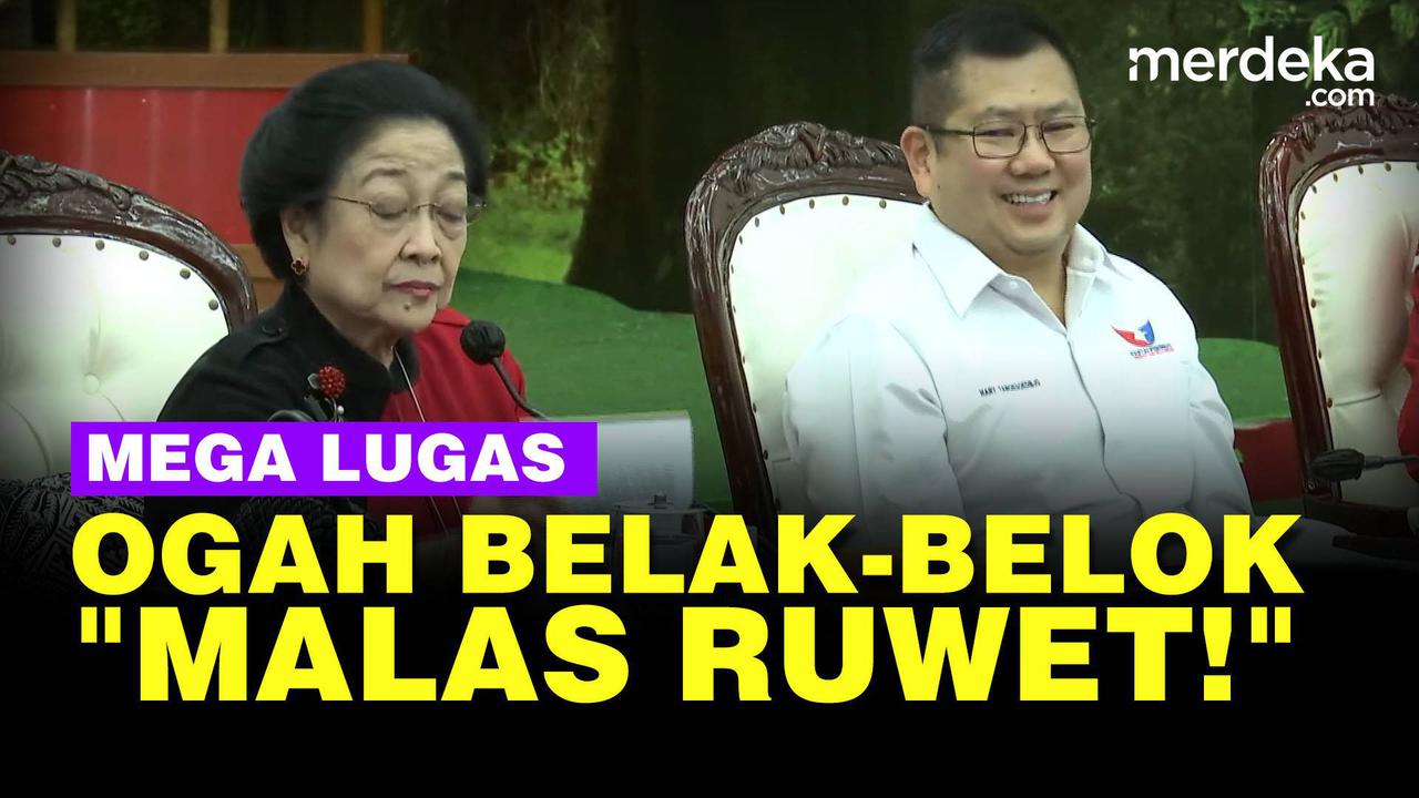 VIDEO: Megawati Lugas Depan Hary Tanoe, Ogah Belak-Belok Bikin Ruwet