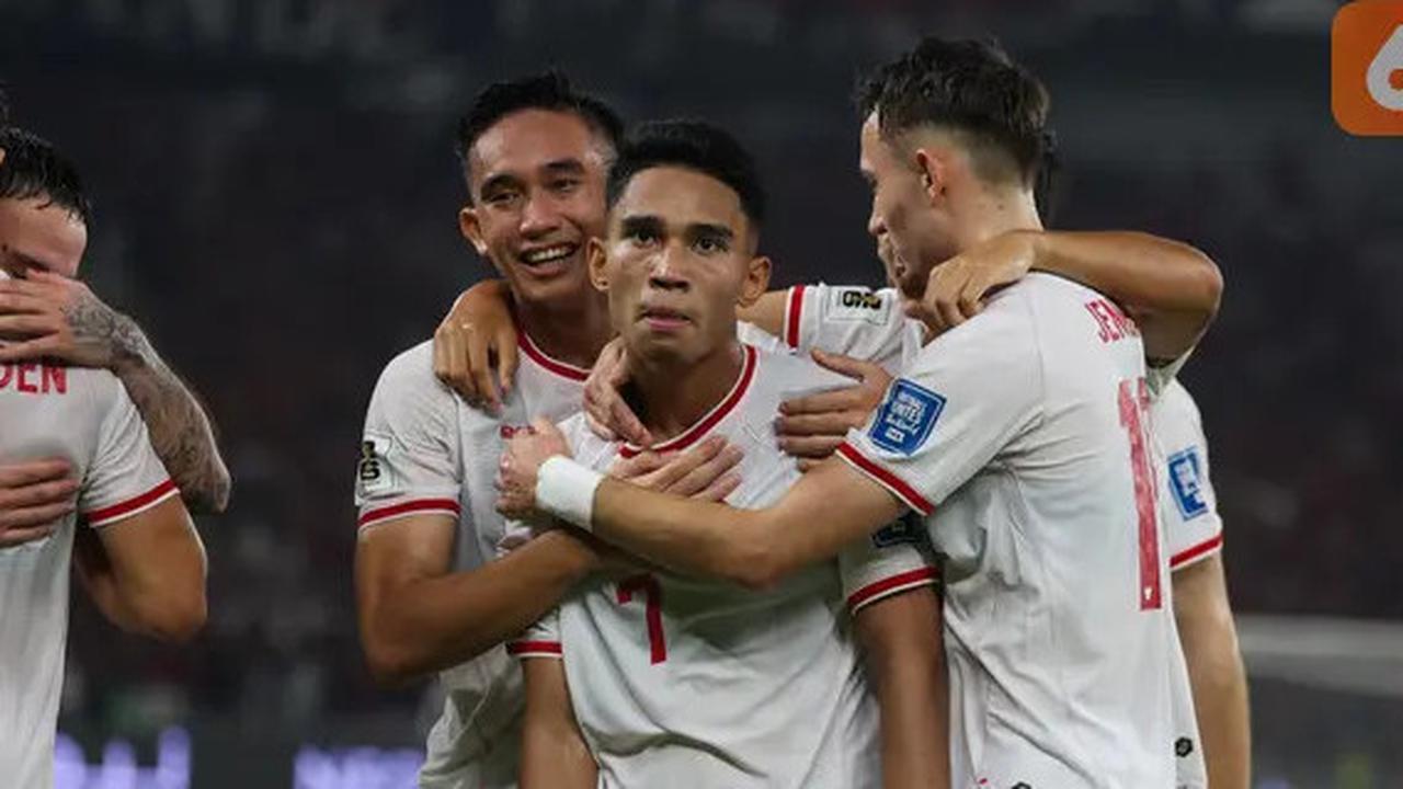 Selebrasi 'Duduk Vincent' Marselino Cetak Gol Kemenangan Indonesia 2-0 Lawan Arab Saudi, Posenya Mirip Cristiano Ronaldo