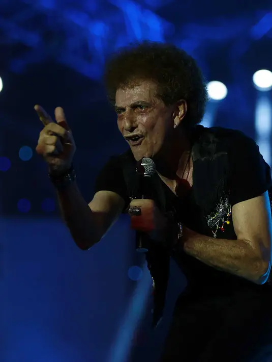 Penampilan God Bless di Jakarta Fair Kemayoran 2015. (Foto: Deki Prayoga/Bintang.com)