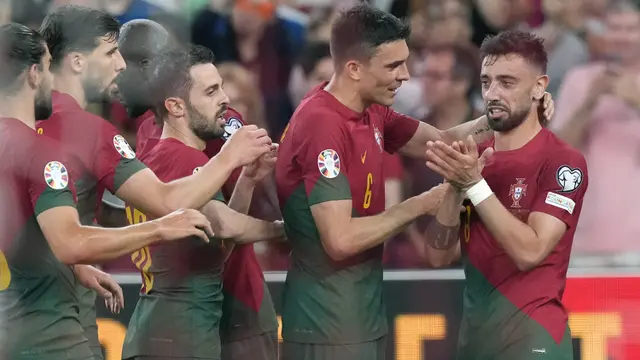 Foto: Aksi Impresif Duo Manchester saat Portugal Sikat Bosnia di Kualifikasi Euro 2024