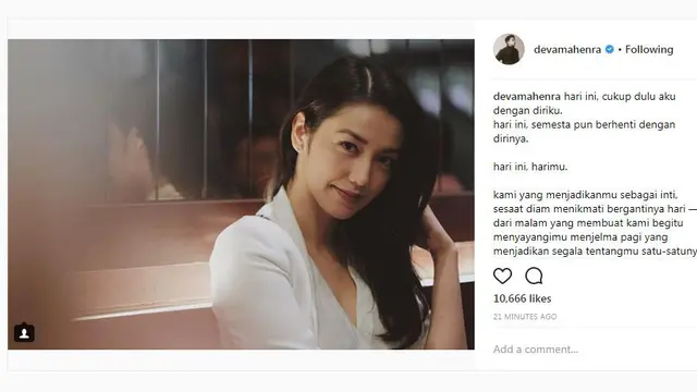 Deva Mahenra dan Velove Vexia