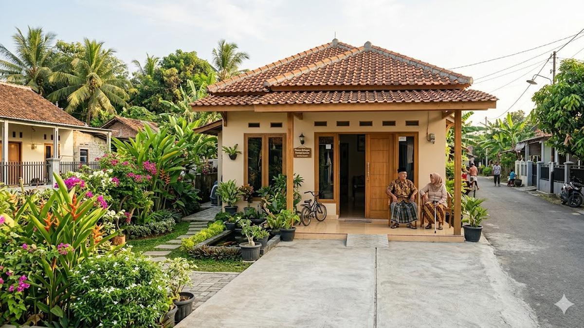 6 Model Rumah Kampung Minimalis untuk Pasangan Lansia yang Nyaman dan Aman