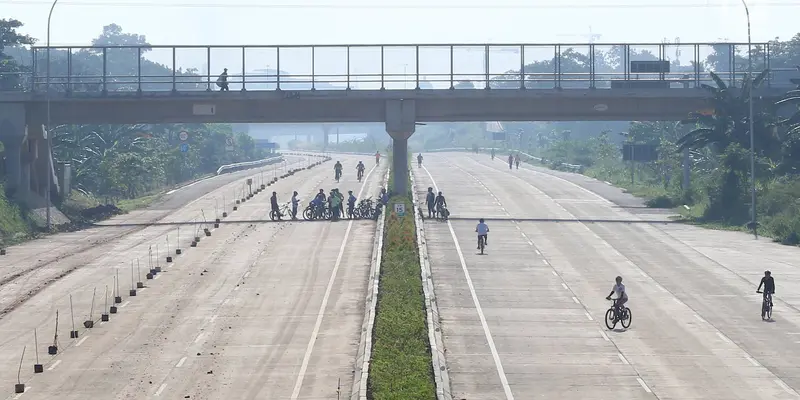 Proyek Tol Cijago Jadi Tempat Olahraga