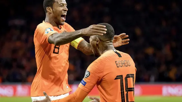 Tim nasional Belanda (KOEN VAN WEEL / ANP / AFP)