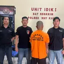 Tusuk Teman Sekampung 7 Kali, Pria di Way Kanan Ditangkap