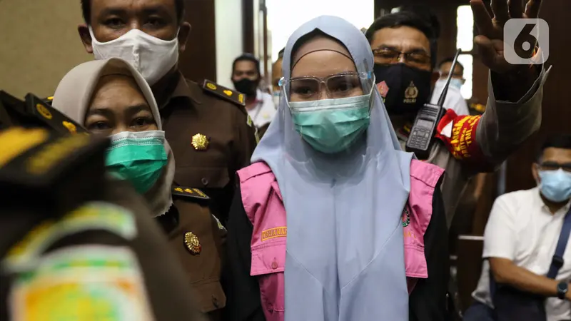 FOTO: Jaksa Pinangki Jalani Sidang Pembacaan Eksepsi