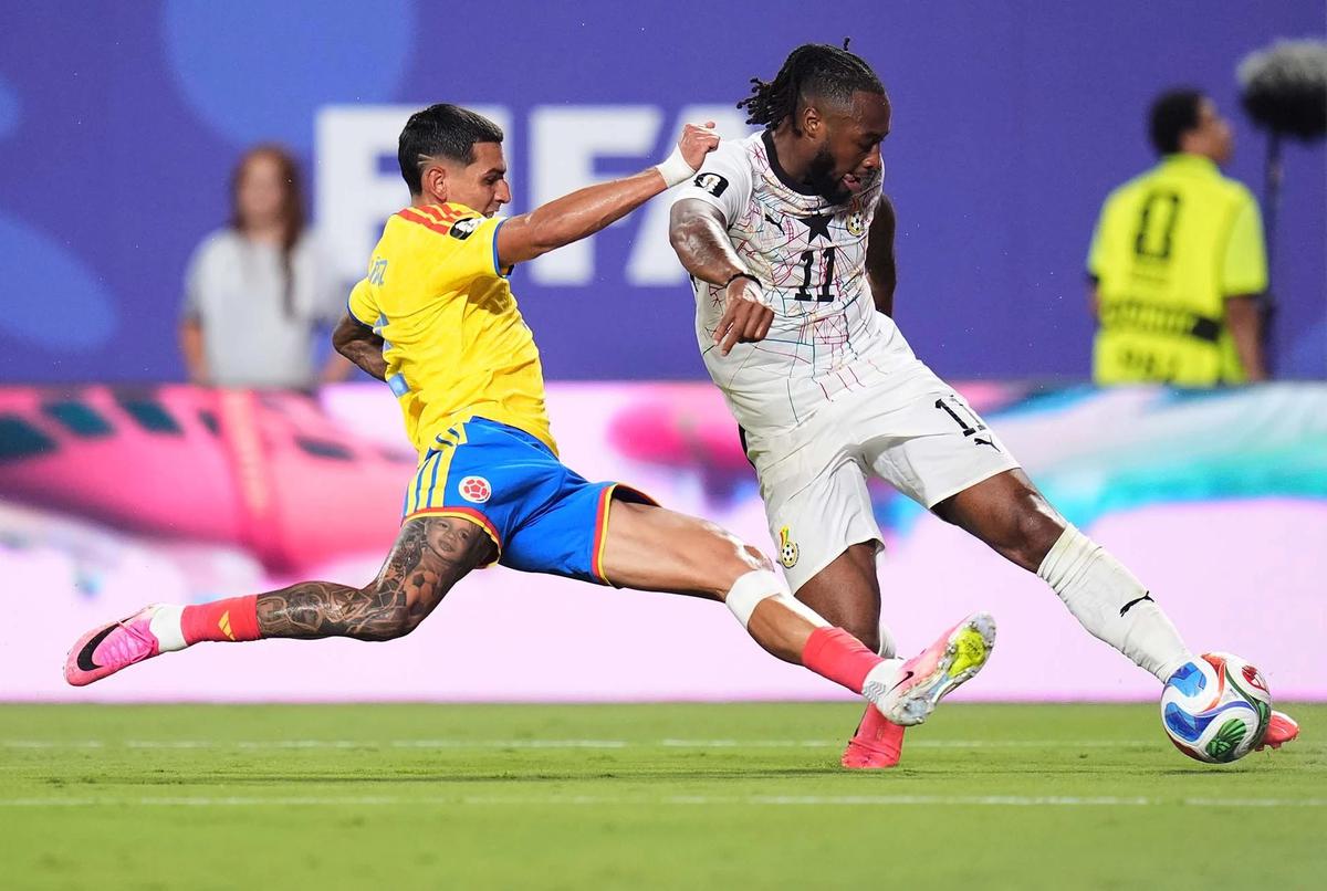 FOTO: Kolombia Taklukkan Ghana dan Melaju ke Babak 16 Besar