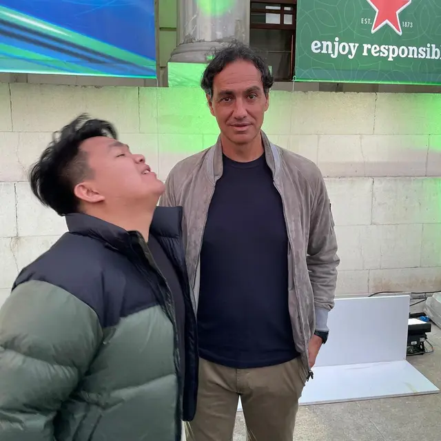 Alessandro Nesta dan Teuku Ryzki alias Kiki eks CJR (Foto: instagram teukuryz)