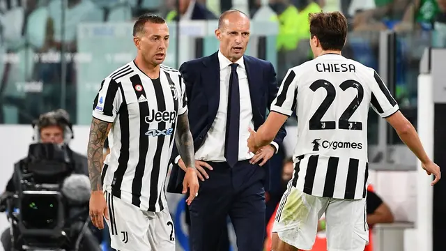 Pelatih Juventus, Massimiliano Allegri.