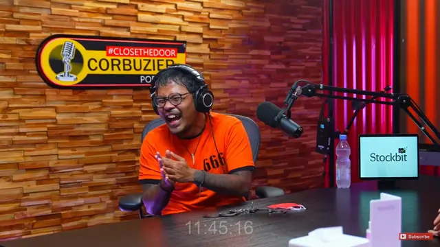 Coki Pardede berbincang di podcast Close The Door (Foto: Screenshot YouTube/Deddy Corbuzier)