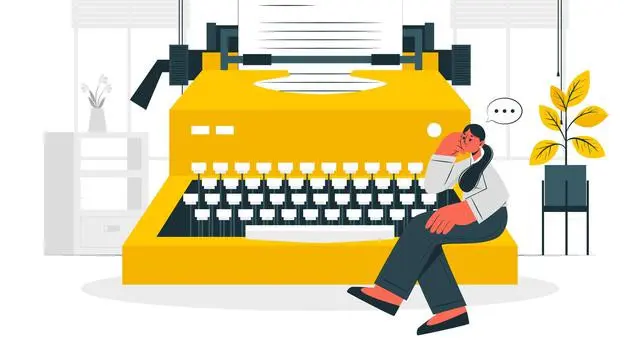 Ilustrasi menulis. (Photo created by stories on Freepik)