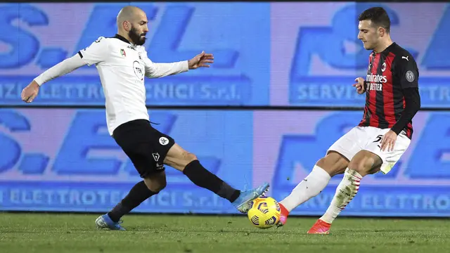 AC Milan Dipermalukan Spezia 2-0